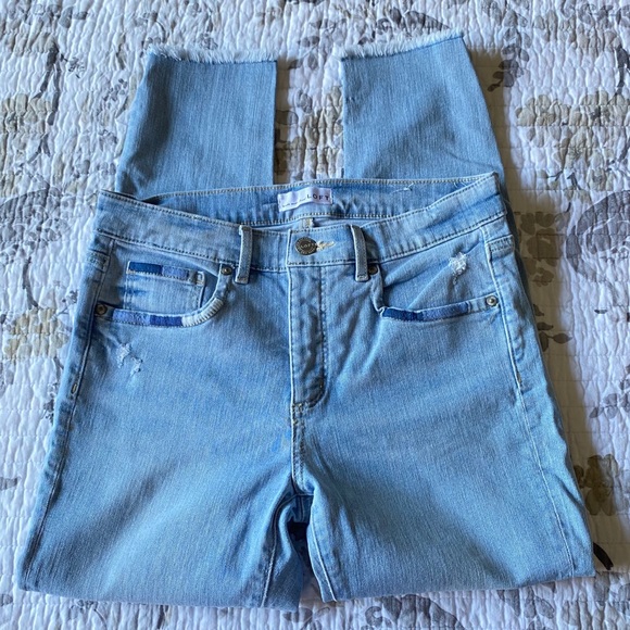 Loft Embroidered Skinny Jean Light Wash • 28/6 - Picture 3 of 7